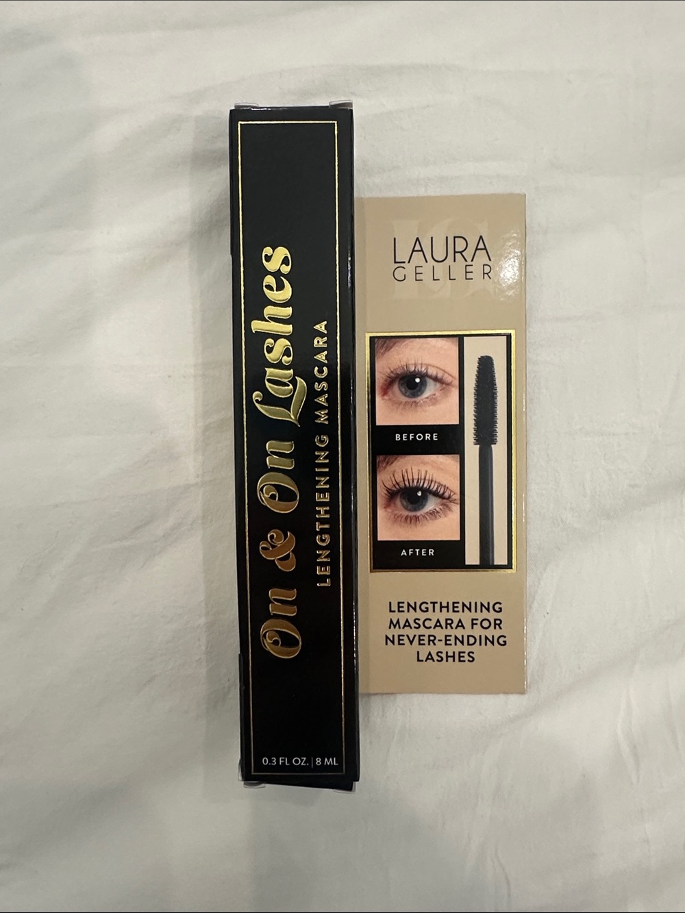 Laura Geller On & On Lashes Lengthening Mascara - Black and Gold Packaging